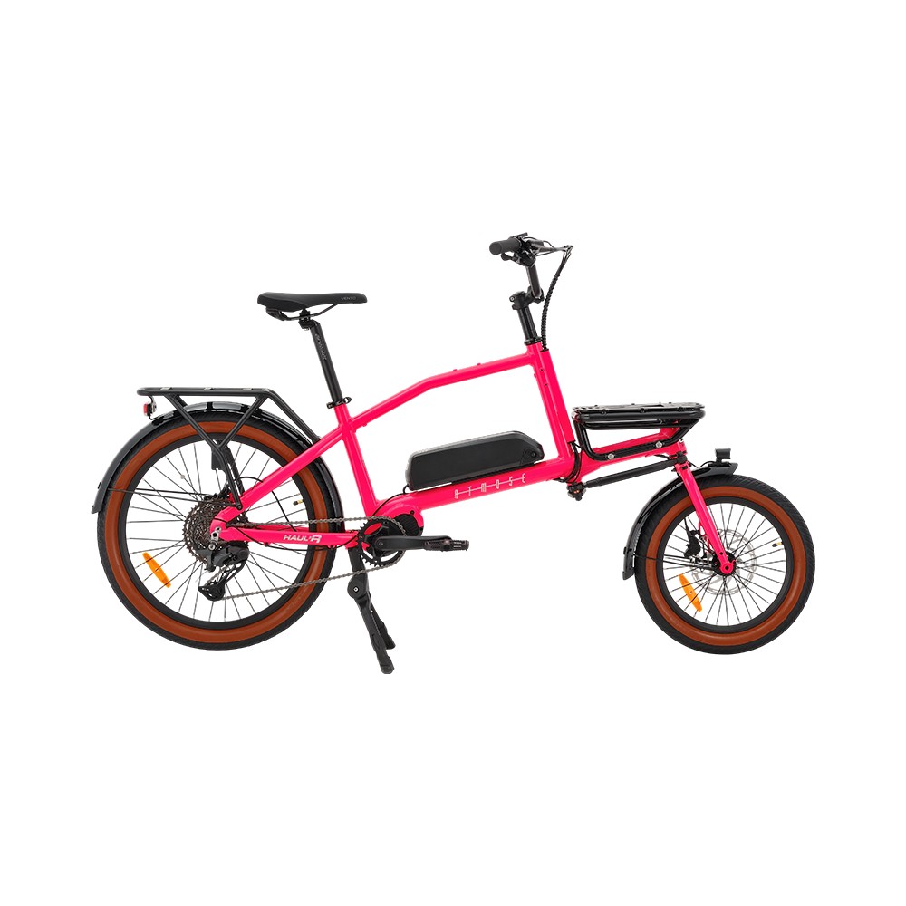 Atmose Model V ESV1 Adventure Cargo Bike mit übergroßem Camping-Rack vorne