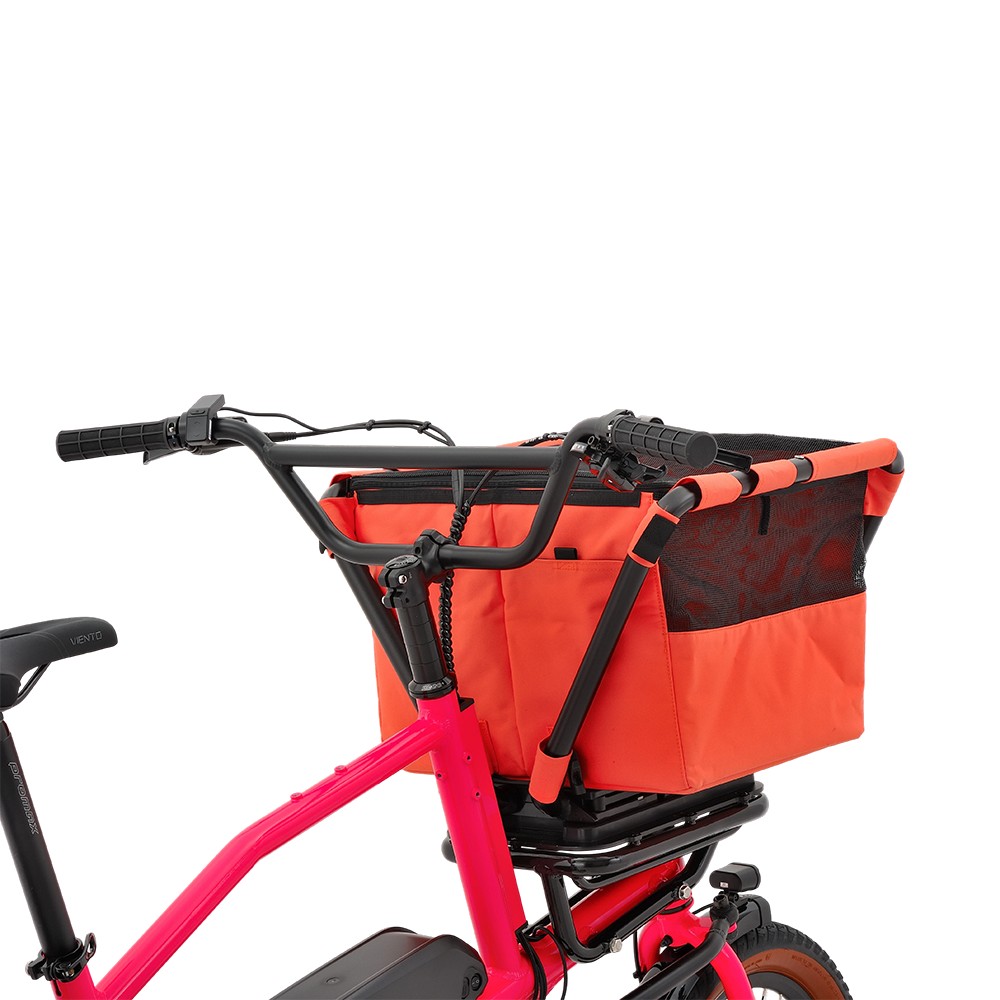 Atmose Model V ESV1 Adventure Cargo Bike mit übergroßem Camping-Rack vorne