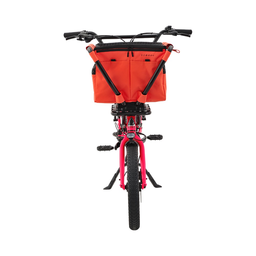 Atmose Model V ESV1 Adventure Cargo Bike mit übergroßem Camping-Rack vorne