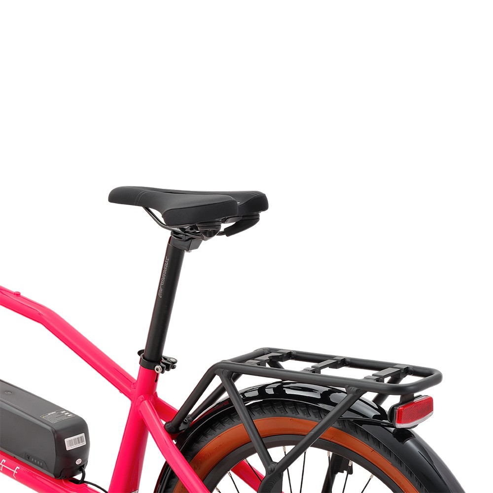 Atmose Model V ESV1 Adventure Cargo Bike mit übergroßem Camping-Rack vorne