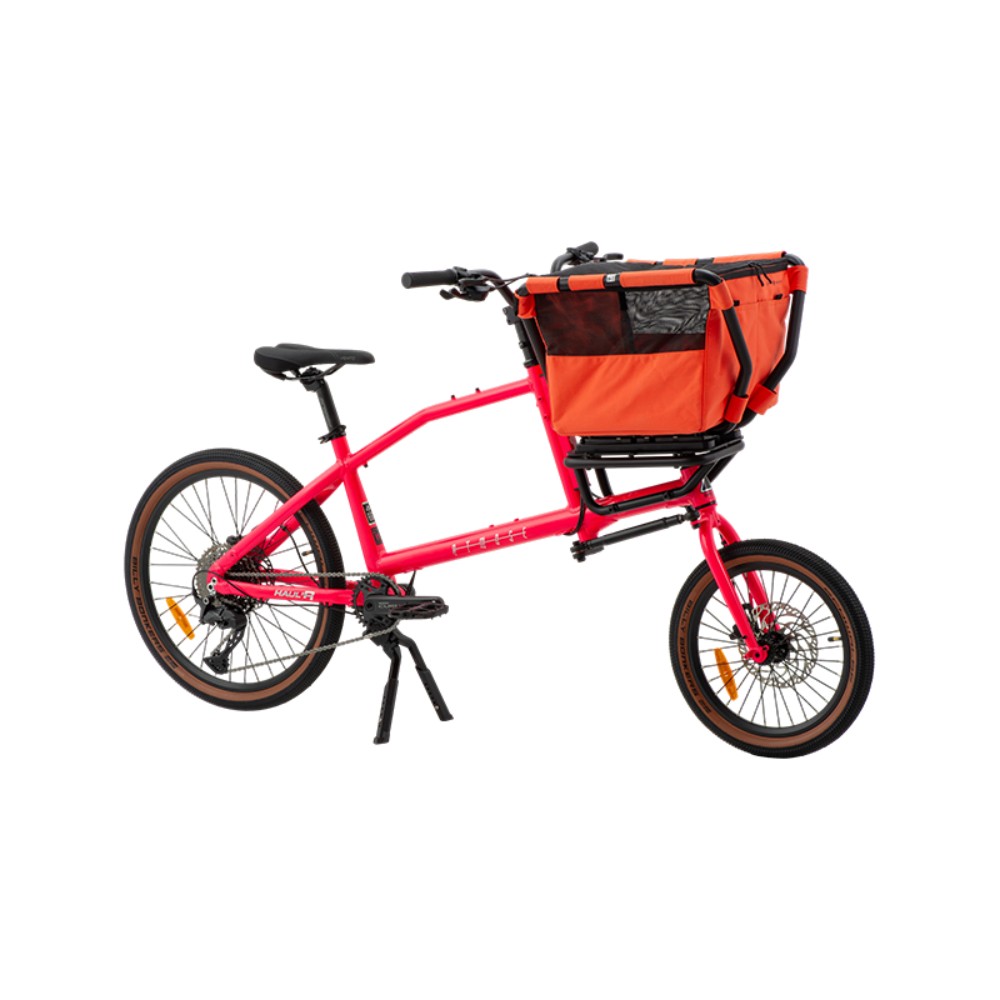 Atmose Modell V V1 Manuelles Abenteuer-Cargofahrrad mit übergroßem Frontgepäckträger