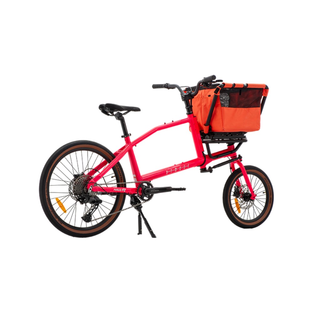 Atmose Modell V V1 Manuelles Abenteuer-Cargofahrrad mit übergroßem Frontgepäckträger