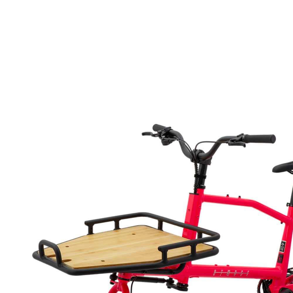 Atmose Modell V V1 Manuelles Abenteuer-Cargofahrrad mit übergroßem Frontgepäckträger