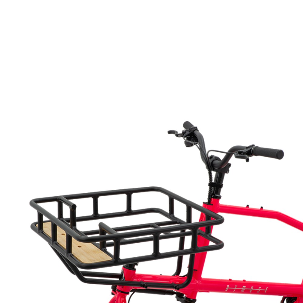 Atmose Modell V V1 Manuelles Abenteuer-Cargofahrrad mit übergroßem Frontgepäckträger