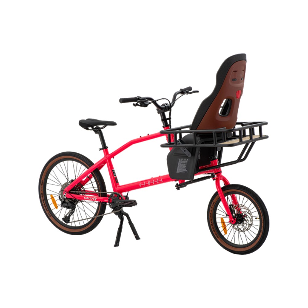 Atmose Modell V V1 Manuelles Abenteuer-Cargofahrrad mit übergroßem Frontgepäckträger